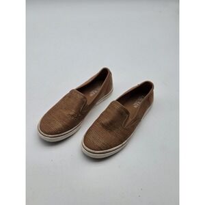 Ralph Lauren Shoes Womens Size 6 Brown Janis Slip On Woven Flats Casual Comfort